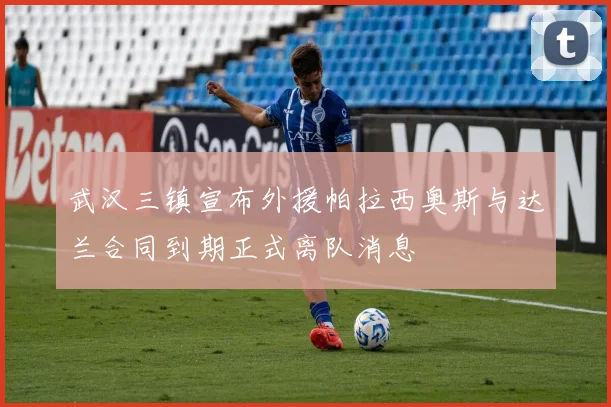 武汉三镇宣布外援帕拉西奥斯与达兰合同到期正式离队消息